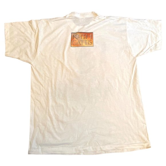 Vtg Fruit of the Loom Keith Gattis XL T-Shirt Single Stitch NWOT - Picture 8 of 9